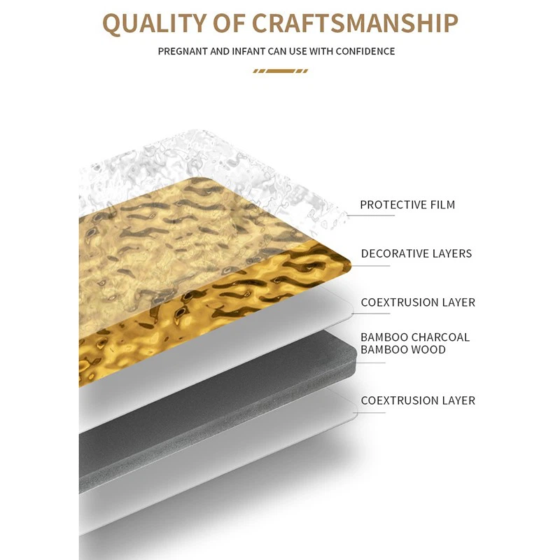 Parede de painel de madeira folheada